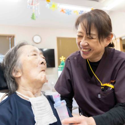 目を見て、ゆっくりお話しする時間